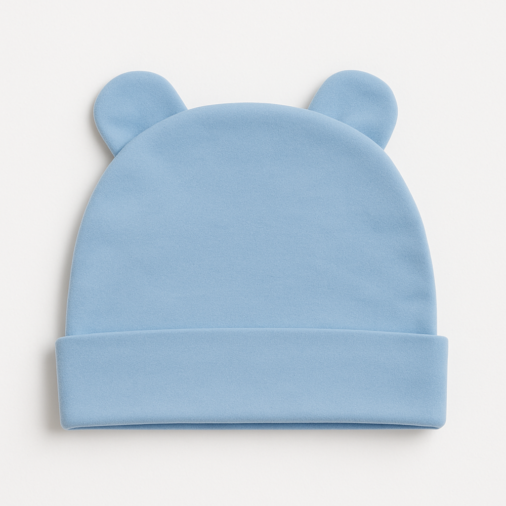 Himmelsk Plain babyhue i 100 % bomuld, lyseblå for engroshandel på Faire0