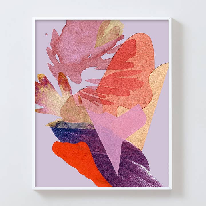 Curiosidades nº 33 - Impressão Abstract Colagem por atacado de Dana McClure Studio