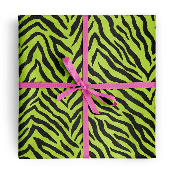 Toxic Tiger Wrapping Paper for wholesale by Rock'N Paper