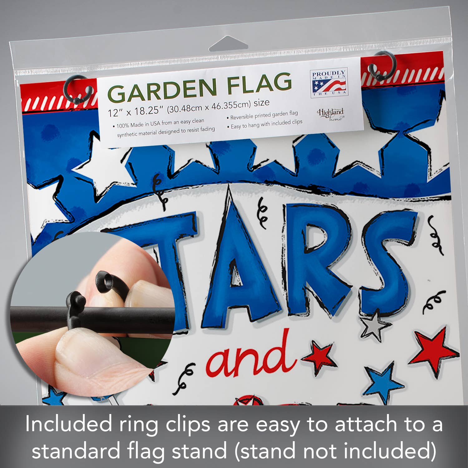 Conimar Promotions - Wholesale Flag - "4th of July" Reversible Multi-Image Garden Flag5