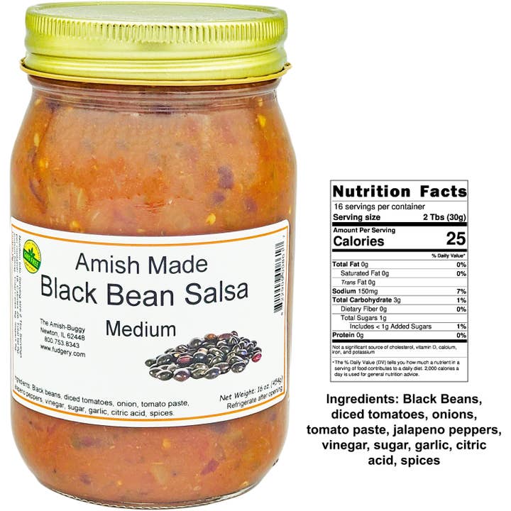 Arndt's Fudgery LLC - Wholesale Salsa - Amish Fresh Made Salsa 16 oz. Jar31