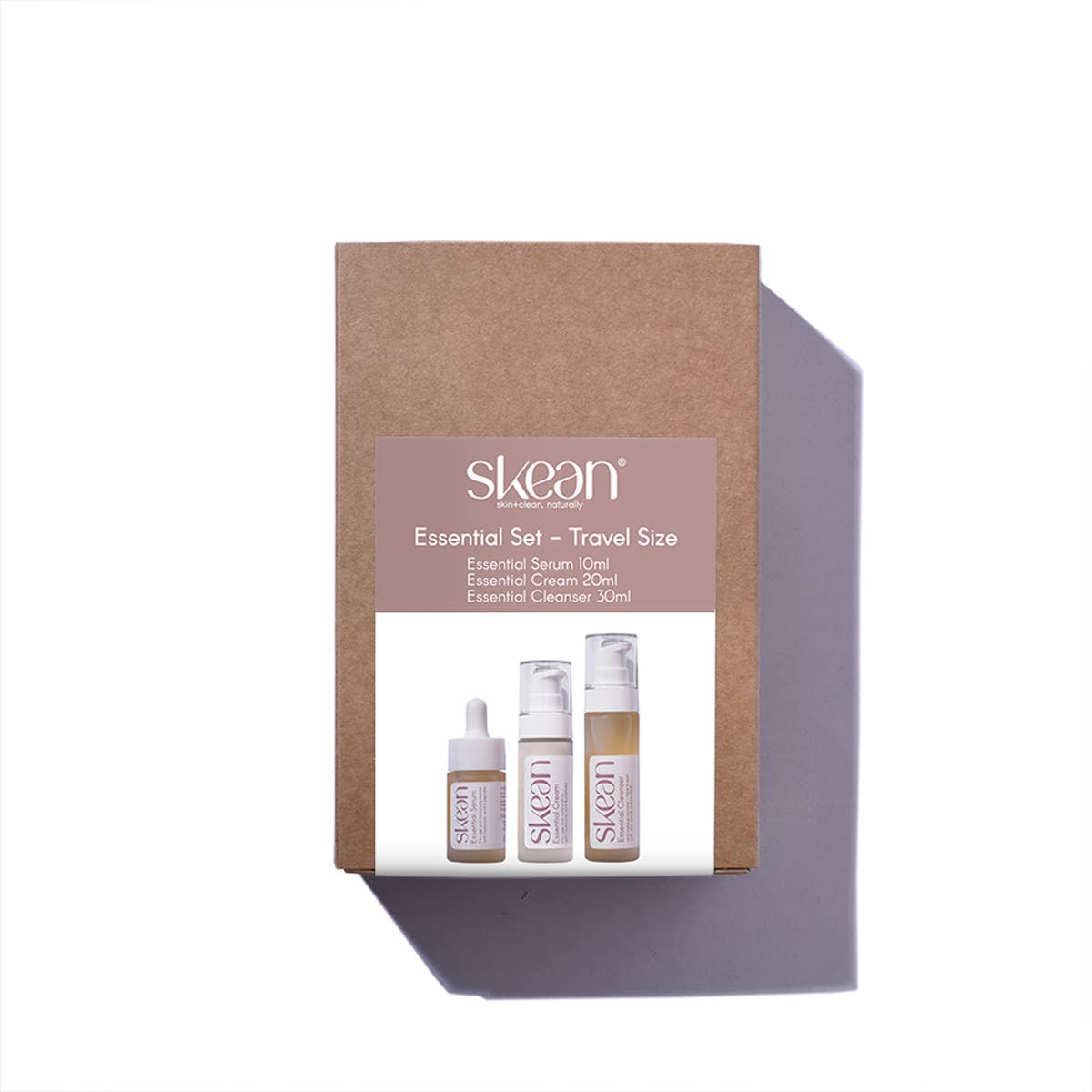 Skean® - Wholesale Facial Care Set/Kit - TRAVEL SIZE anti-aging cleansing kit and moisturizing serum