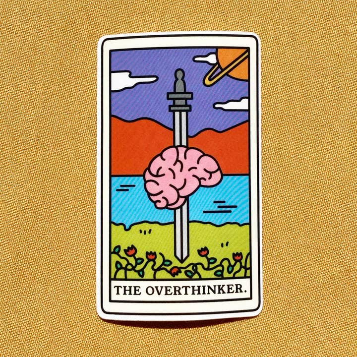 The Overthinker Sticker for wholesale by Holden Mesk