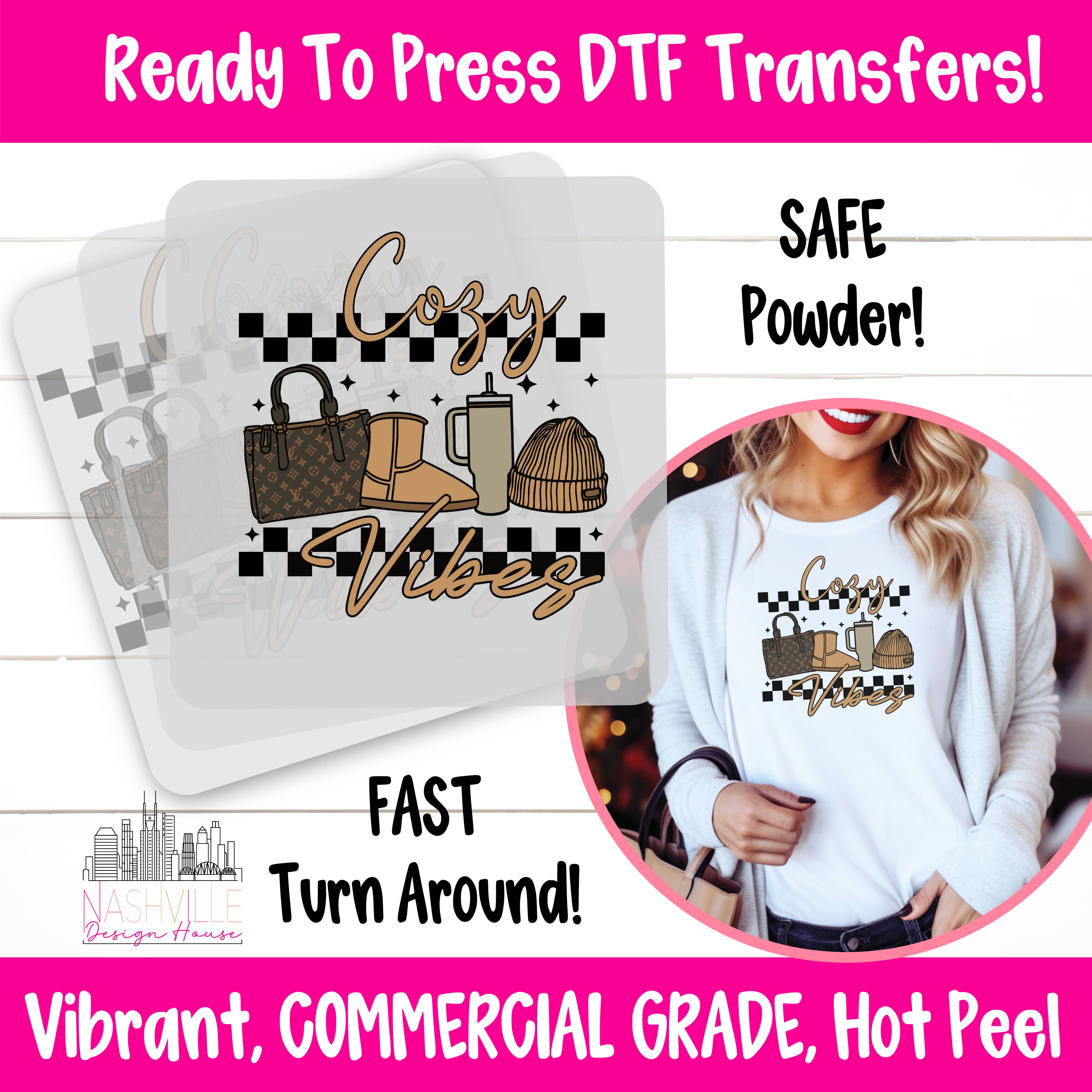Nashville Design House - Wholesale Sublimation Transfer - Cozy Winter Vibes DTF Transfer – Bougie Winter Design1