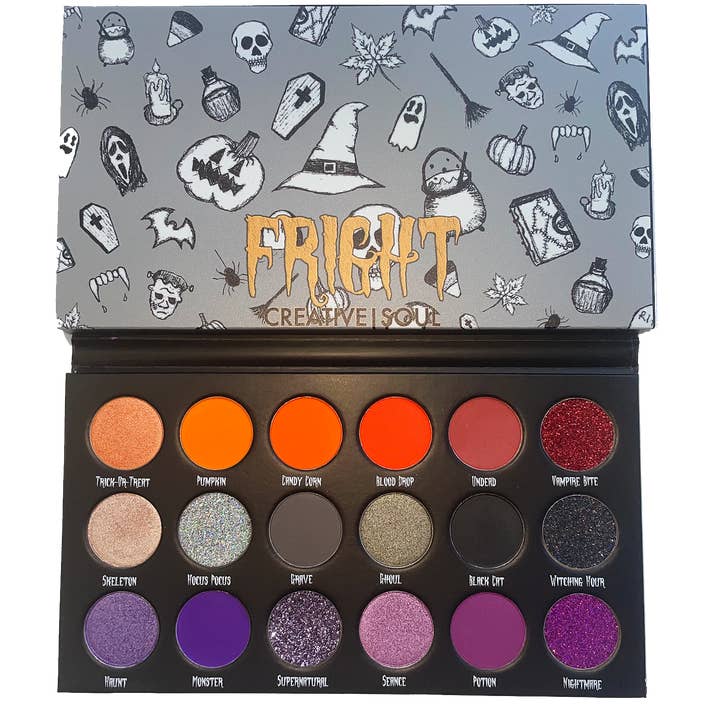 FRIGHT Eyeshadow Palette for wholesale by Creative Soul Cosmetics