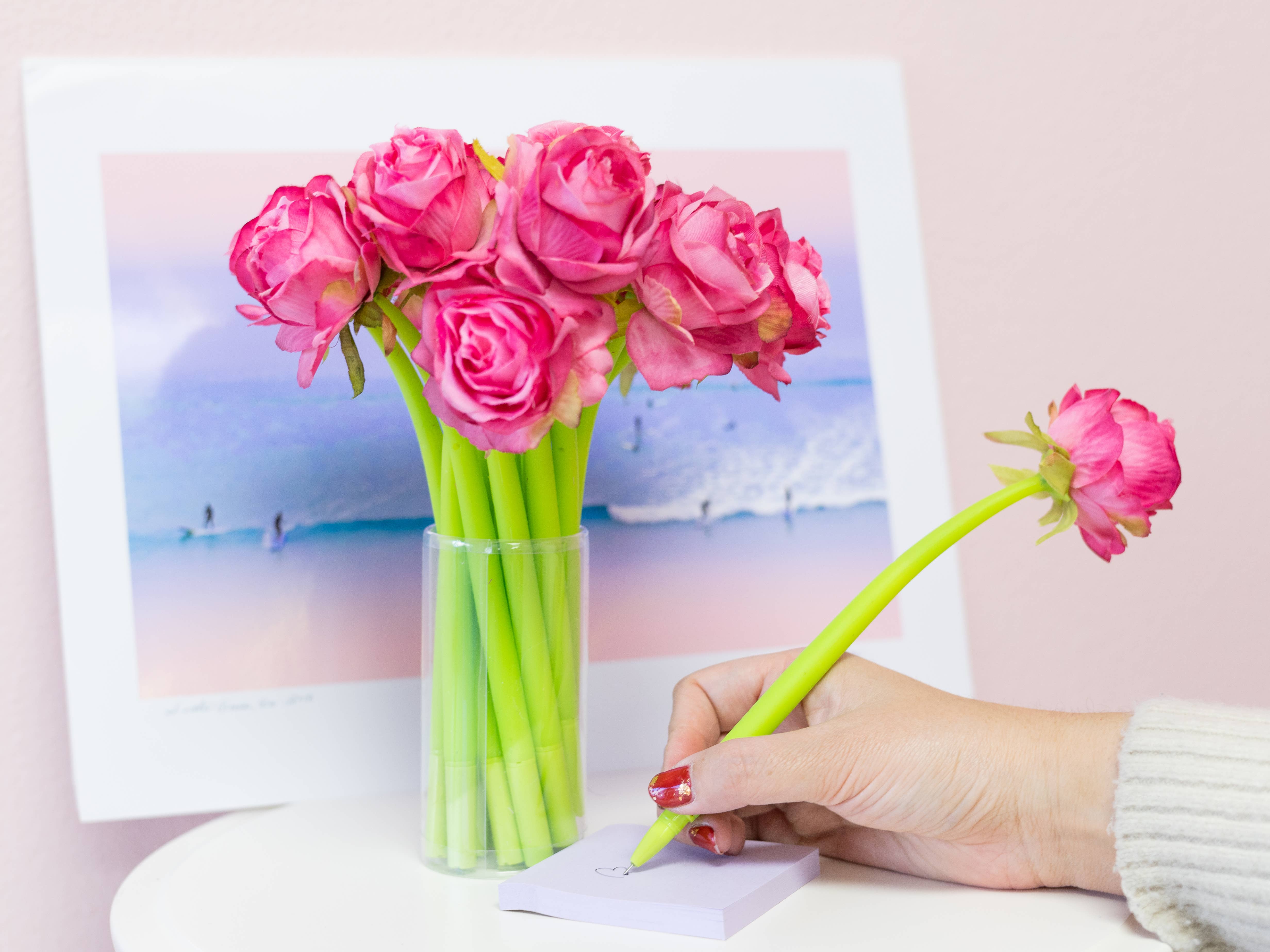 Bewaltz - Wholesale Retailer Display - Paper & Novelty - Flower Bouquet Pen Display Sets - 16pc2