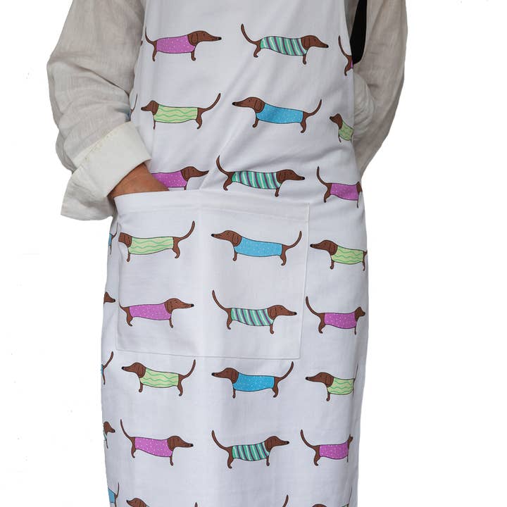 Allgifts Australia - Wholesale Apron - Apron (Heavy Drill) - Sausage Dogs