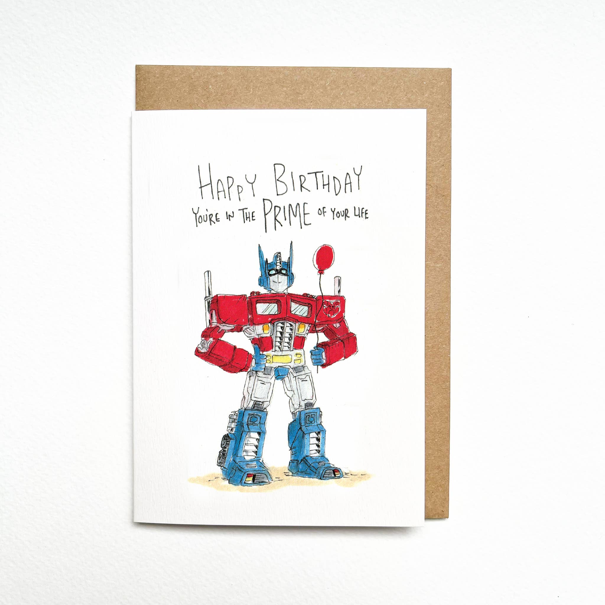 Well Drawn - Wholesale Birthday Card - Happy Birthday, You're In the Prime of your life