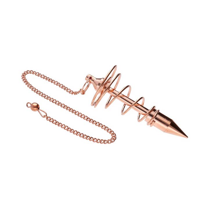Vives de la Cortada S.L - Wholesale Meditation Supplies - Large Copper Spiral Pendulum (COB20)1