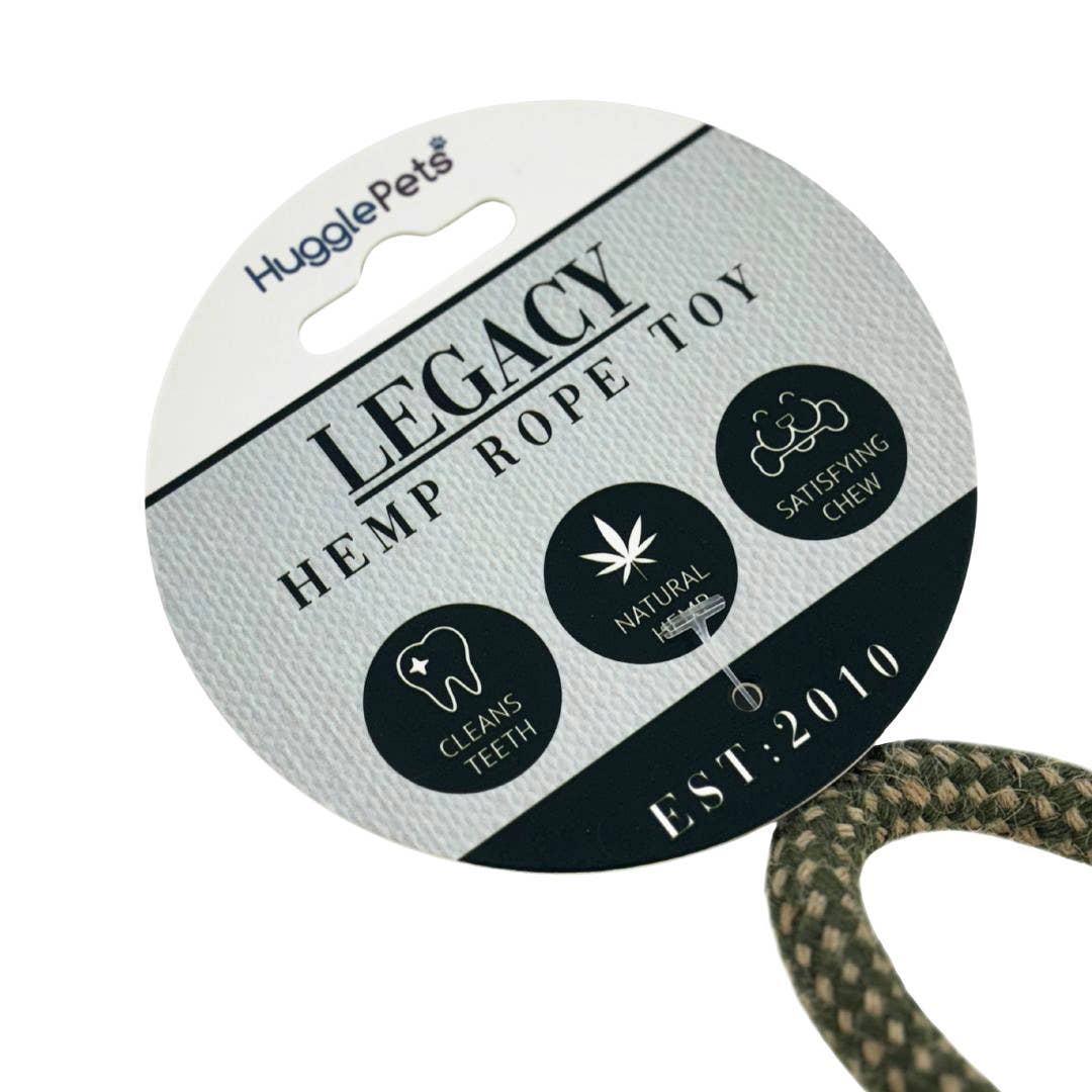 HugglePets - Venta al por mayor Juguete - Perros - Juguete para perros HugglePets Legacy Hemp Ball Tugger3