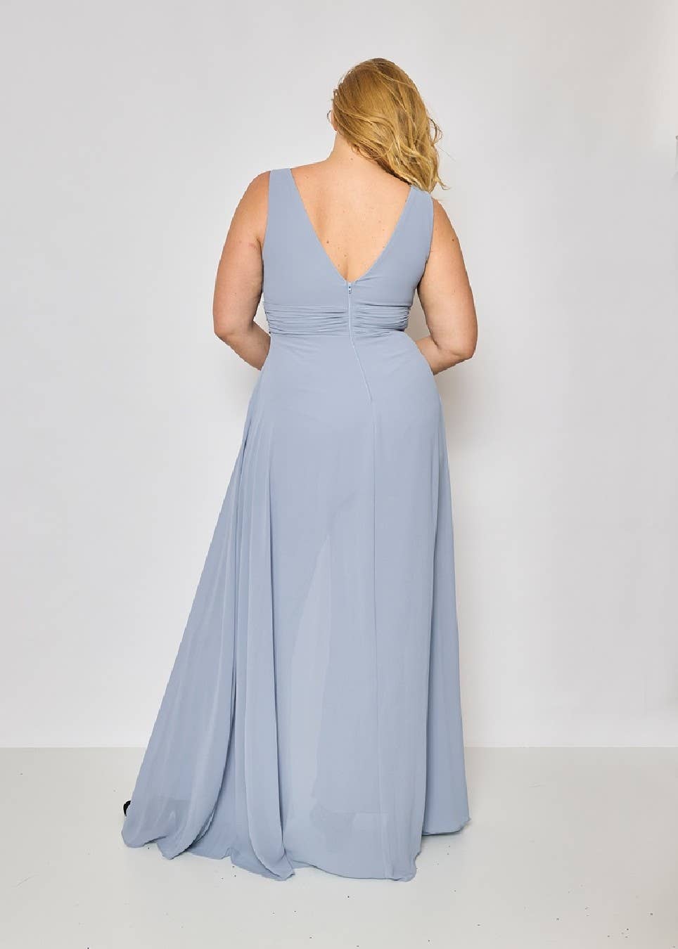 Eva & Lola - Epsilonn - Wholesale Dress - Women's - R1451QS - Plus Size V-Neck Jumpsuit14