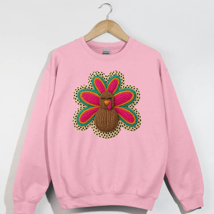 Plettet Faux Garn Kalkun for engroshandel hos Her Ever After