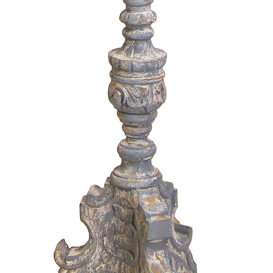 Provence Home - Wholesale Floor Lamp - Vintage Style Antique Reproduction Wood Floor Lamp2