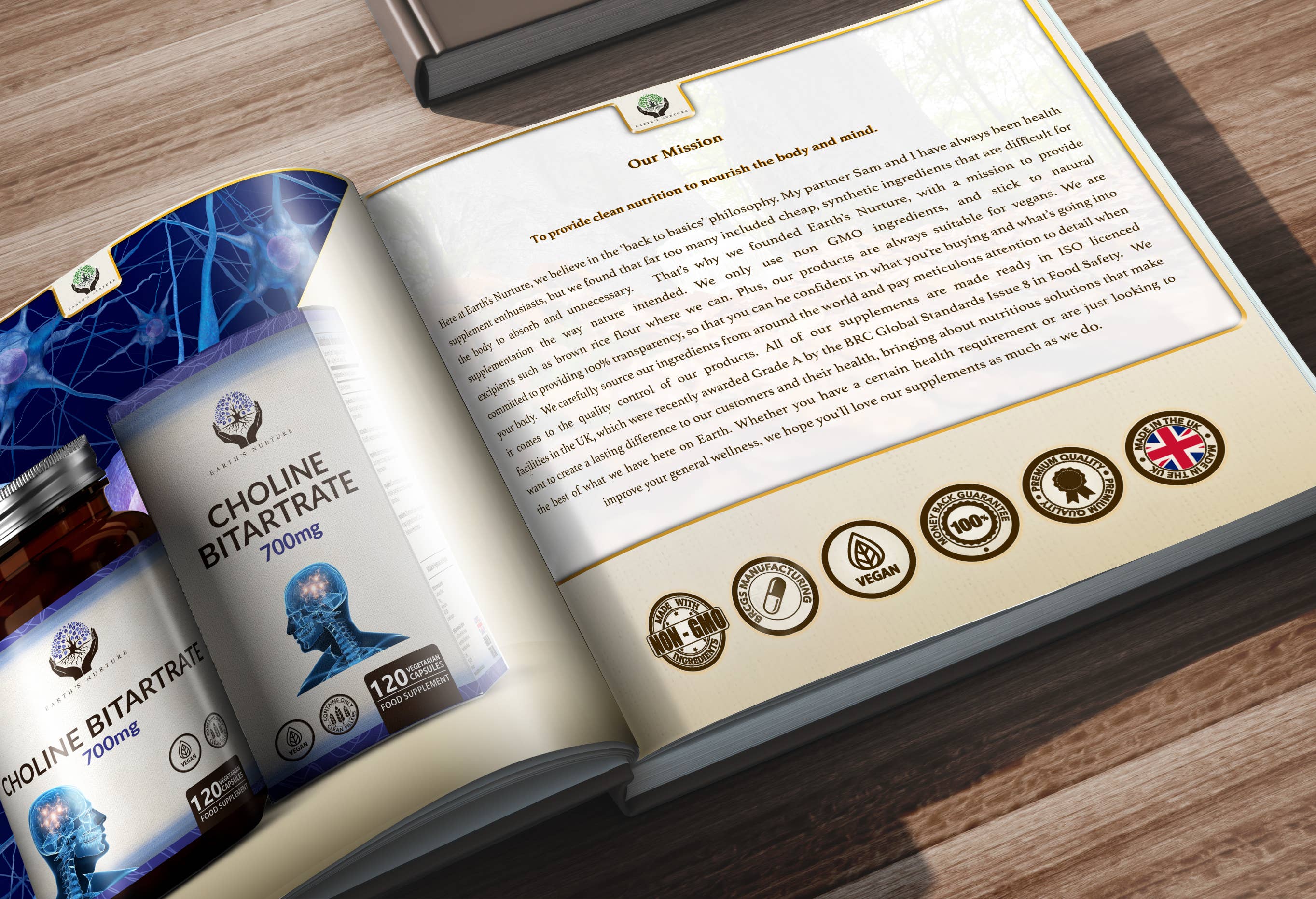 Focus Supplements - Vente Supplément oral/vitamine - Bitartrate de choline (700 mg) 120 gélules4