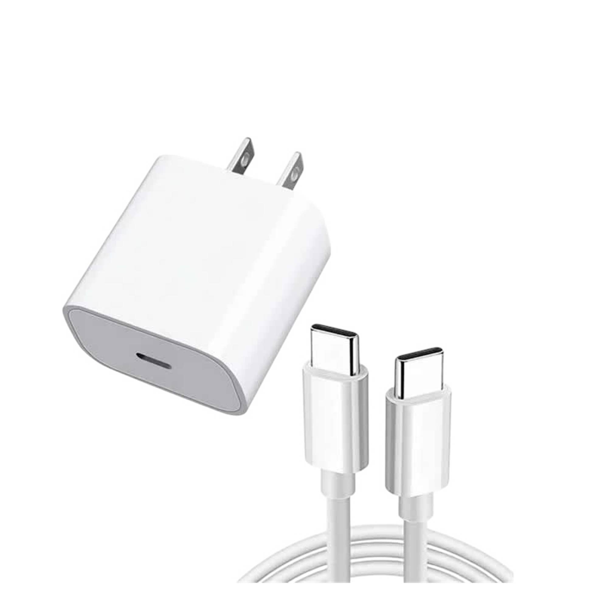 Mighty Wireless - Vendita all'ingrosso Caricatori portatili - Combo caricatore da 20W PD con cavo Type-C a Type-C e caricatore da muro PD1