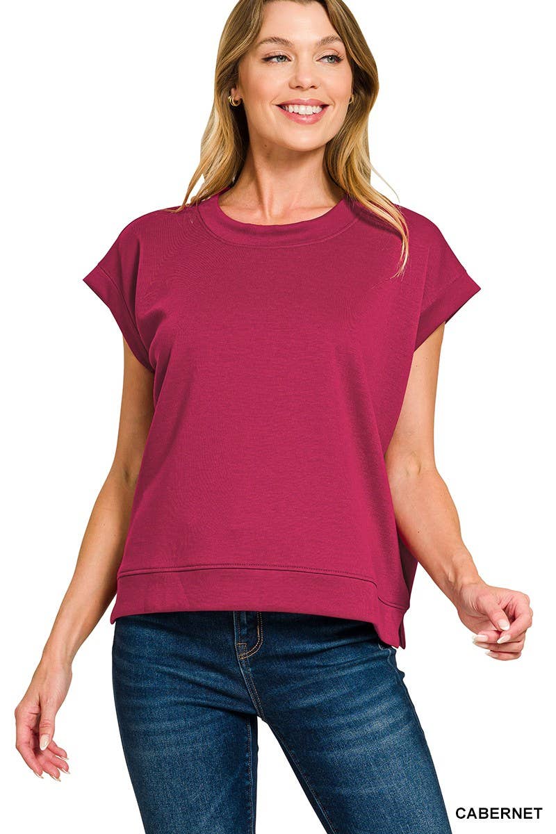 Vanilla Monkey - Wholesale Sweatshirt - Women's - Scuba Short Sleeve Sweatshirts2