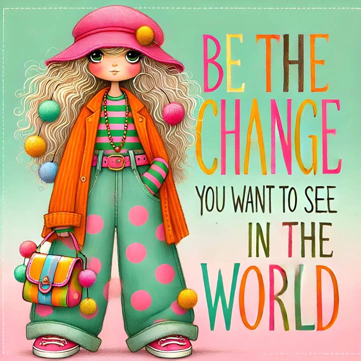 Wees de verandering die je in de wereld wilt zien. voor wholesale door SWR trading LTD