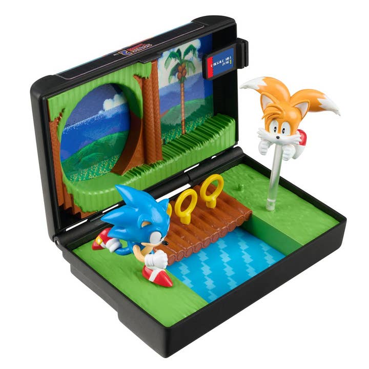Entertainment Earth - Wholesale Toy Set - Kids - Console Heroes Sega Sonic 2 Cartridge Diorama Playset3