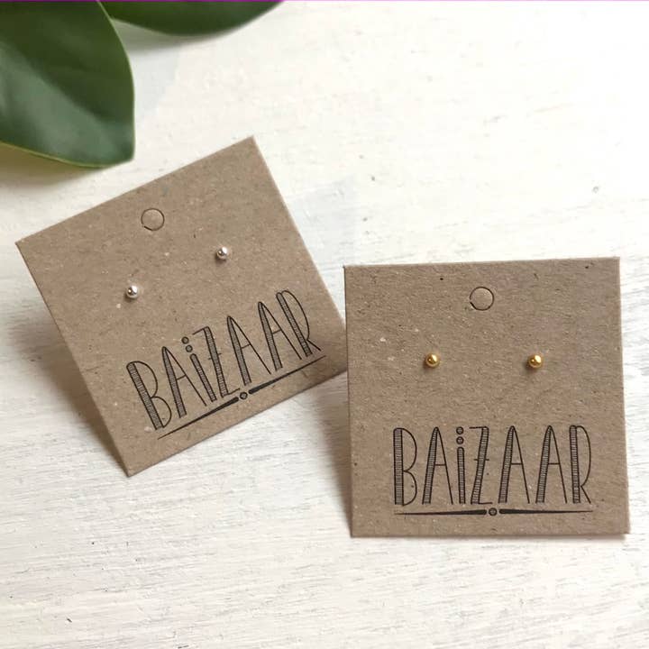 Baizaar - Wholesale Stud/Post Earrings - Tiny Ball Stud Earrings
