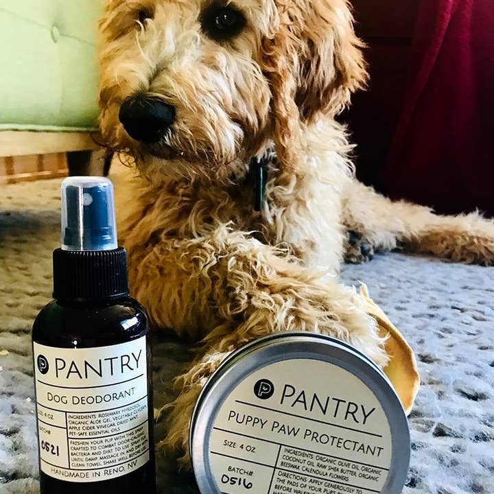 Pantry Products - Skin, Body, + Wellness - Wholesale Pet paw protection - Puppy Paw Protector - 4oz - Non-Toxic Winter Paw Pad Shield1