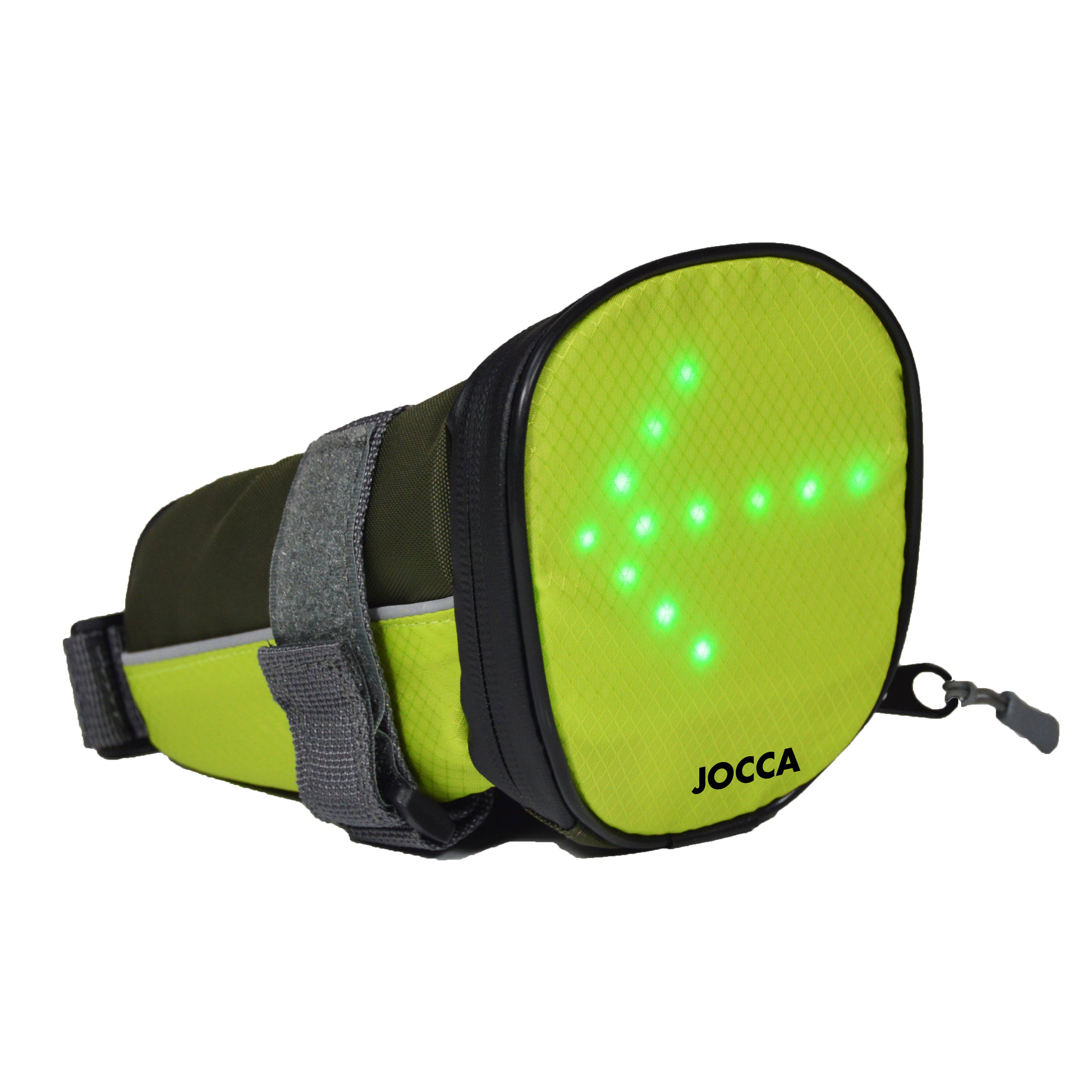 JOCCA - Wholesale Biking Accessories - Bolsa de sillín de bicicleta con almacenamiento e indicadores LED4