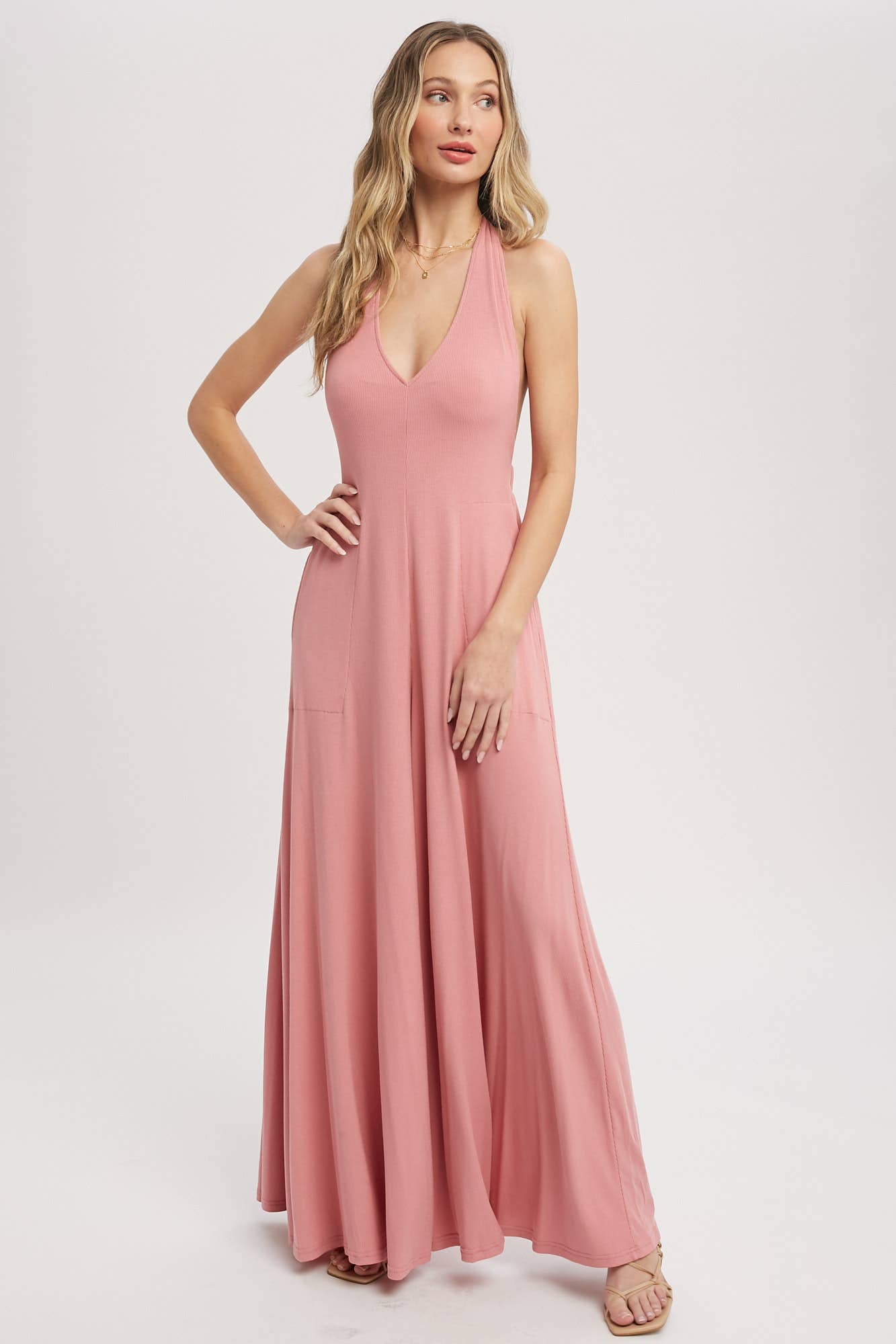 Bluivy - Wholesale Jumpsuit - Women's - WIDE LEG HALTER JUMPSUIT23