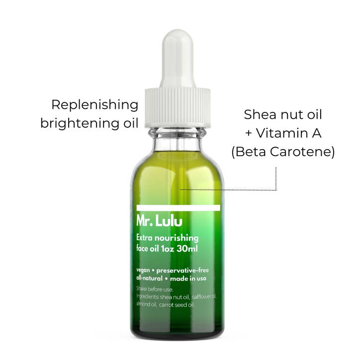 Extra Nourishing Face Oil for wholesale by Mr. Lulu Skincare