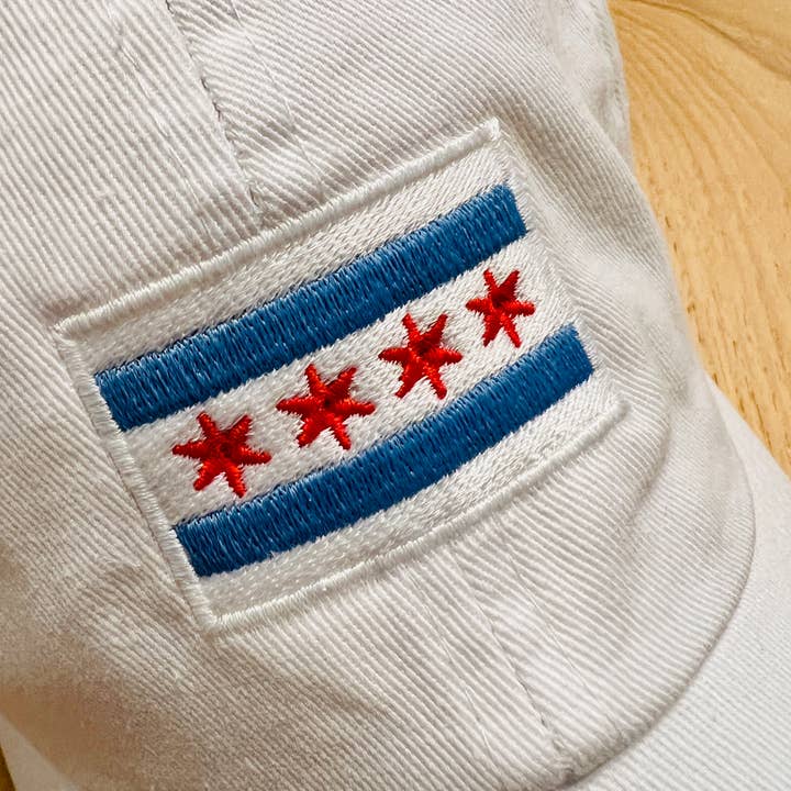 tori grace outfitters - Wholesale Baseball Cap - Unisex - chicago flag hat, embroidered, chicago hat
