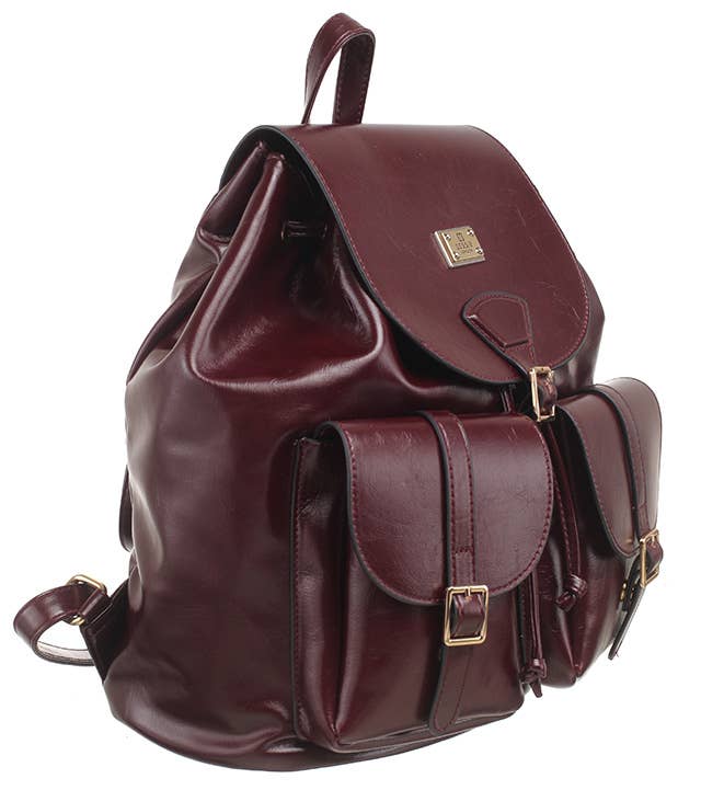 Bessie London - Wholesale Backpack - Women's - CLASSIC BUCKLE FLAP BACKPACK9