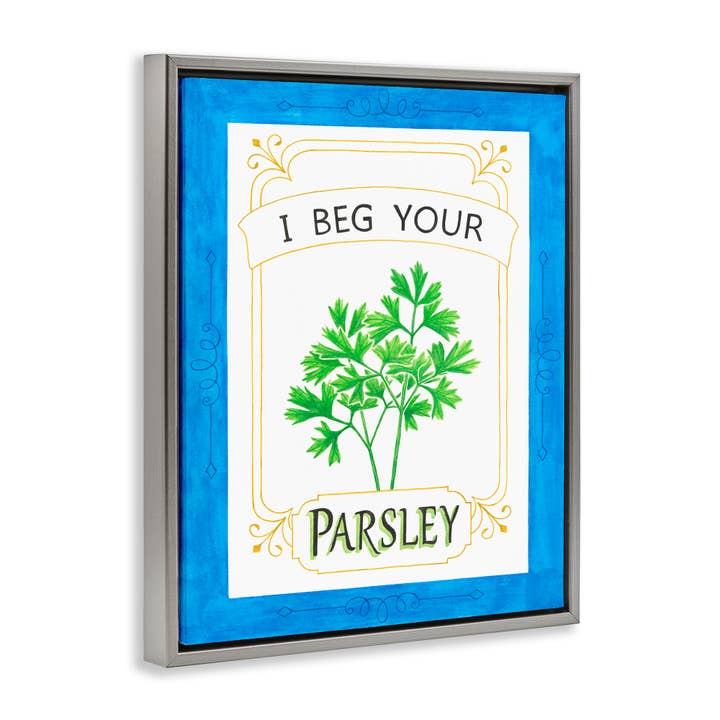 Stupell Industries - Wholesale Wall Sign - I Beg Your Parsley - Framed Wall Art16