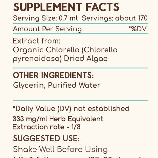 HerbEra - Wholesale Tincture - Chlorella Tincture3