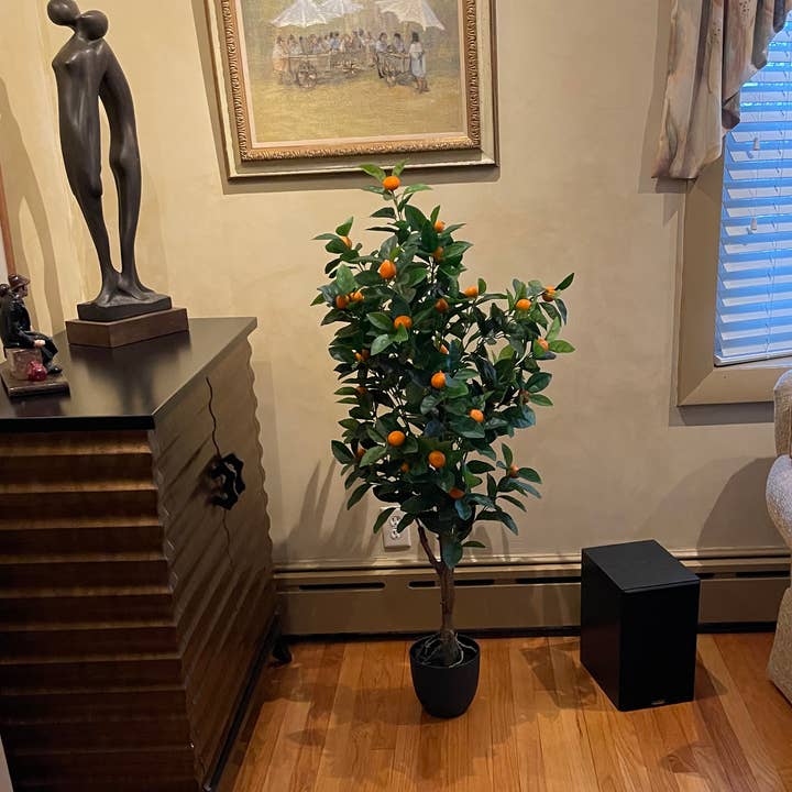WORTH IMPORTS - Wholesale Artificial Plant - 51" Real Touch Orange Tree W/Pot1