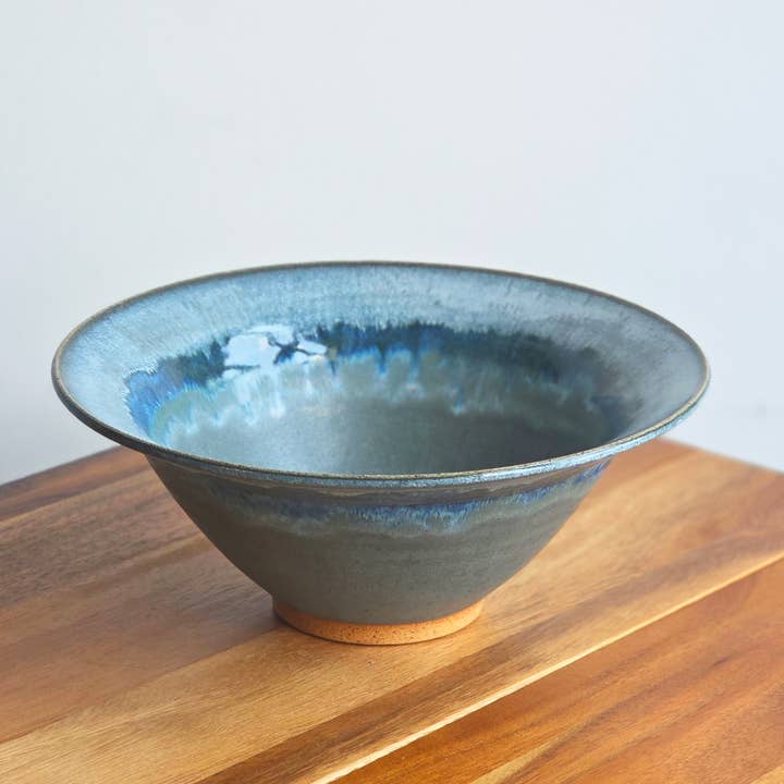Dock 6 Pottery - Wholesale Decorative Plate/Dish/Bowl - Flared Rim Bowl -Made to Order- Fused Glass Ceramic Pottery13