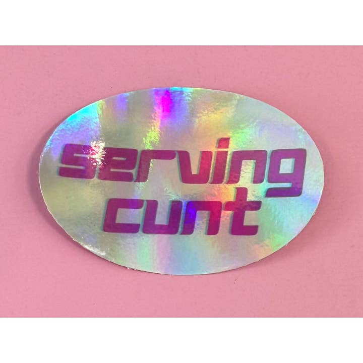 Dienende Kut Sticker voor wholesale door Charlie's