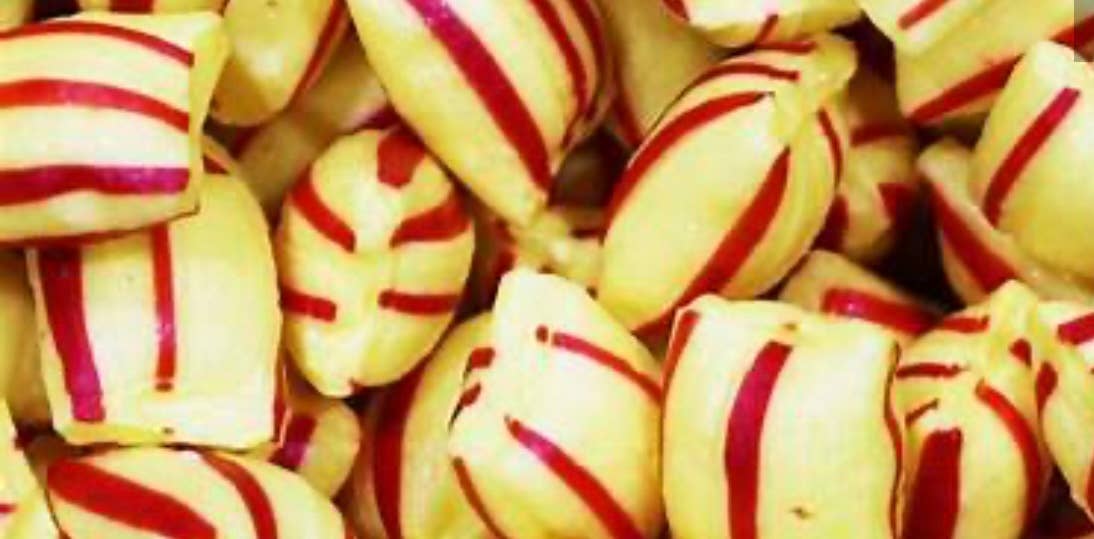 O'Shea's Candies Sweet Shop - Wholesale Hard Candy - Nostalgic Old-Fashioned Cinnamon Butter Puffs💈 1/2 Pound 1