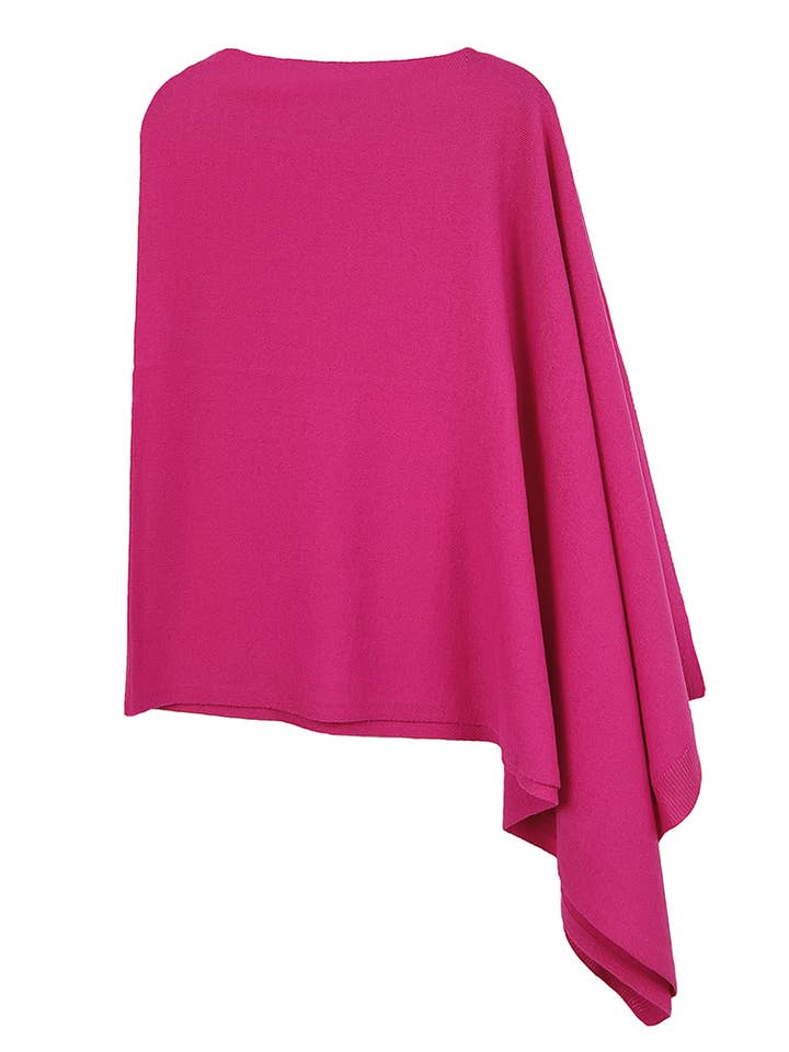 Hana - Wholesale Poncho - Women's - Solid Scarf Poncho11