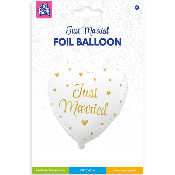 PD Party - Wholesale Balloon - Foil balloons - Just married1