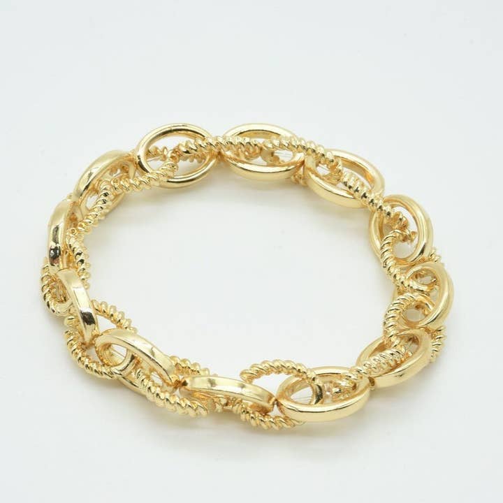 MiMi Wholesale - Wholesale Link & Chain Bracelet - Stretch Chain Link & Chain Bracelet