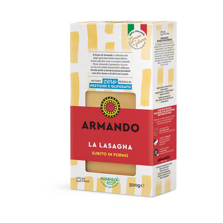 Armando - Wholesale Pasta - La Lasagna, 100% Italian Durum Wheat Semolina Pasta0