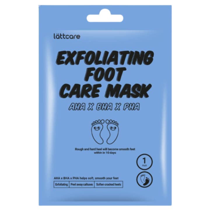 lattcare Exfoliating Foot Care Mask for wholesale by Simplebeautylab Inc