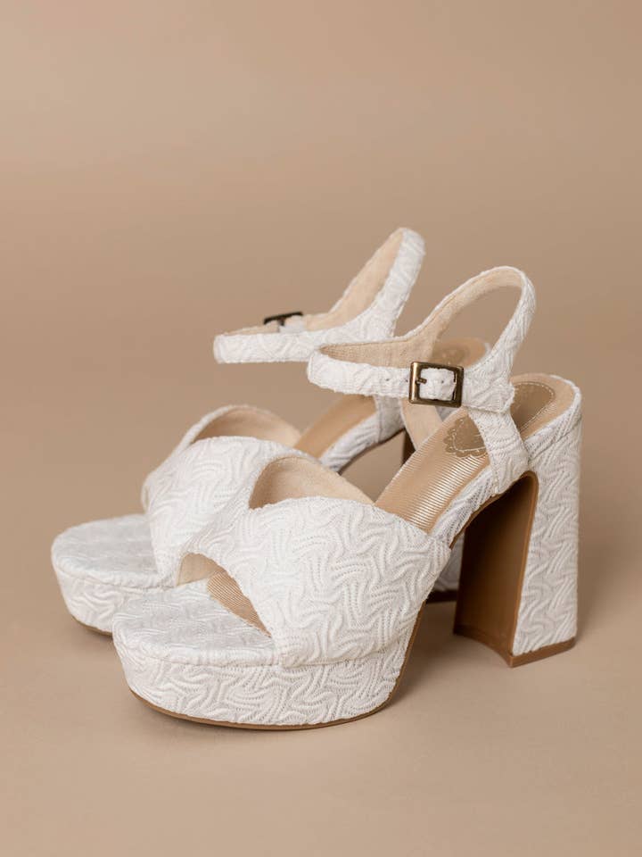 Valentijn Platforms in Wit voor wholesale door Joyfolie