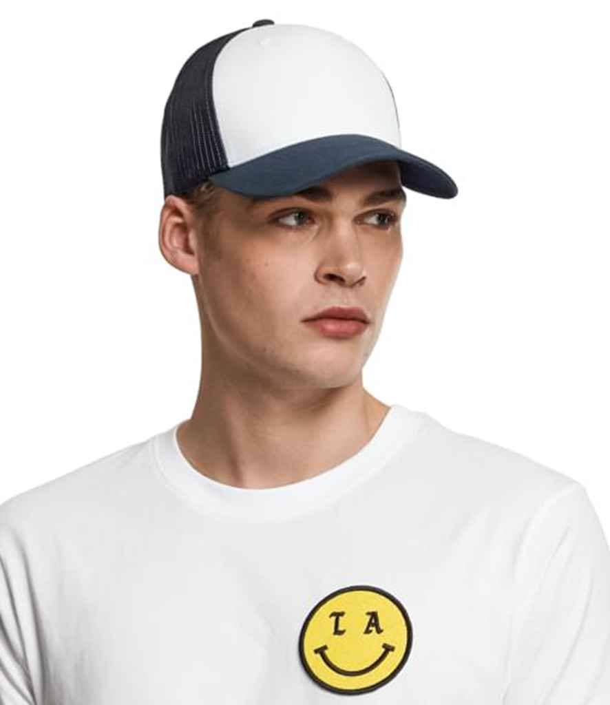 Pierre Francis – wholesale Truckerkeps - Herr – Flexfit - Retro Färgad Front Truckerkeps11