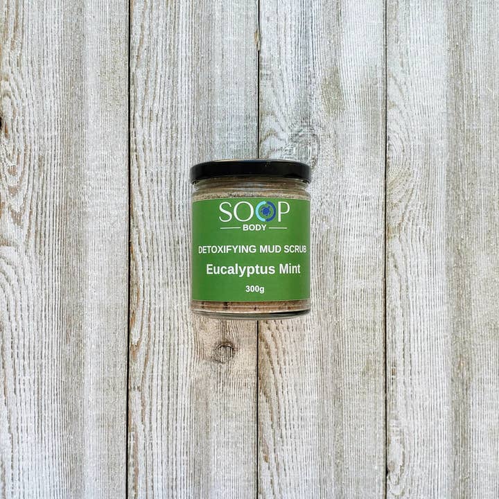 Gommage à la boue détoxifiant - Menthe à l'eucalyptus pour la vente par SOOP