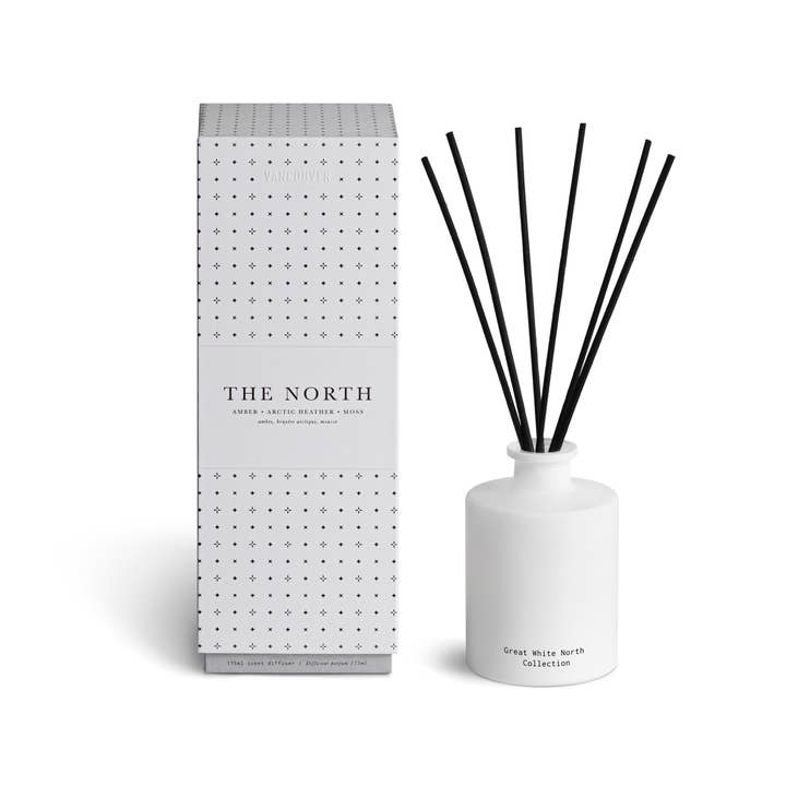 The North Reed Diffuser for wholesale by Vancouver Candle Co.