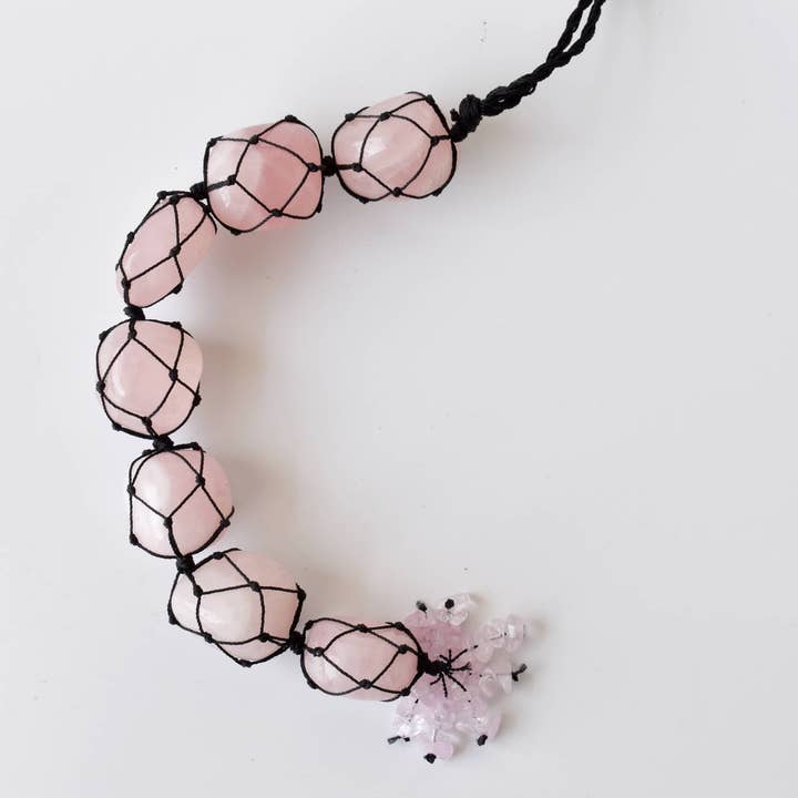 Soothing Crystals - Wholesale Car Decorative Charm - Unisex - Crystal Hanger | Rose Quartz | Stone Hanger Car Accessories8