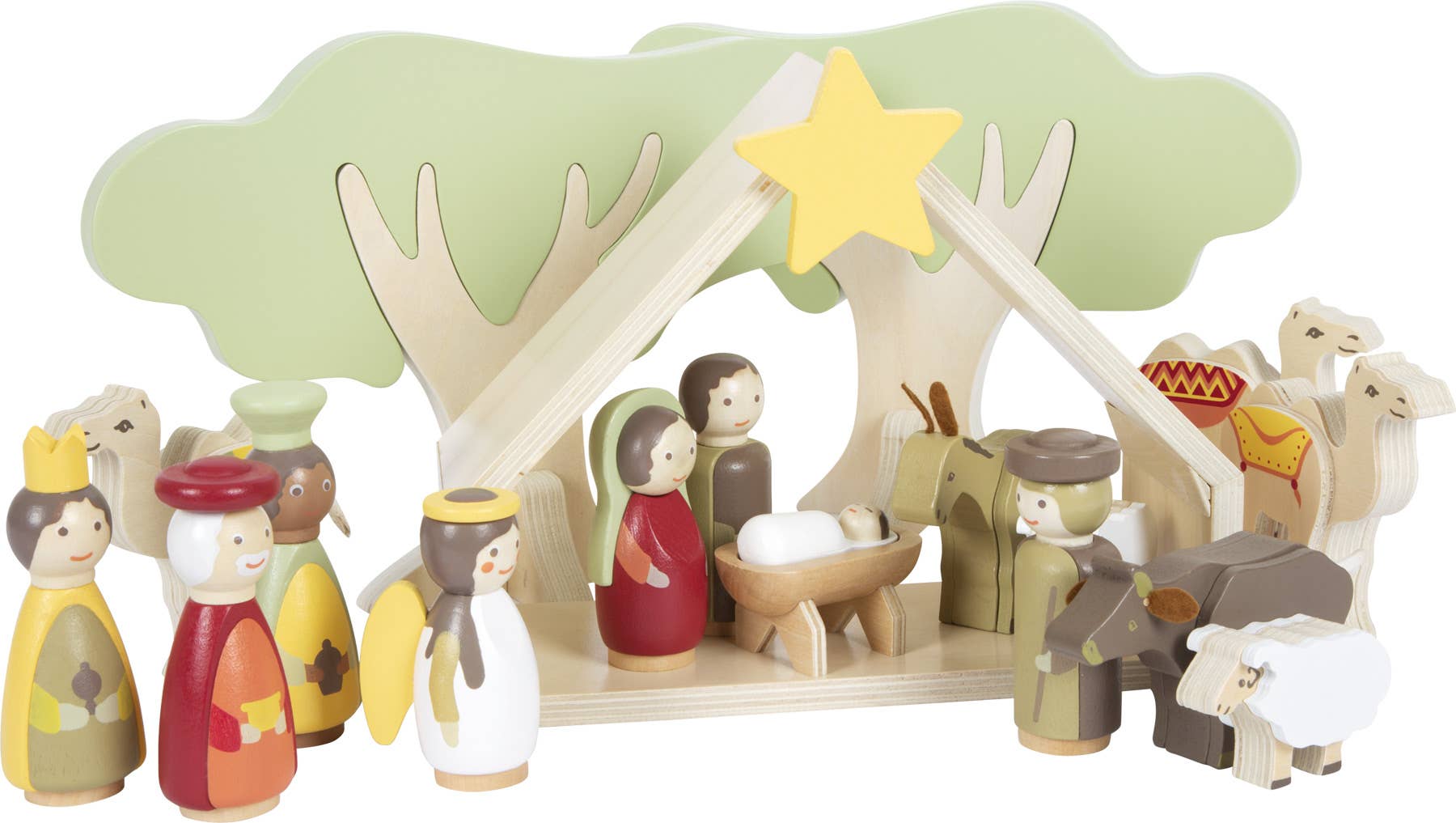 small foot - Wholesale Nativity Scene Decor - Christmas crib playset | Playworlds | Wood0