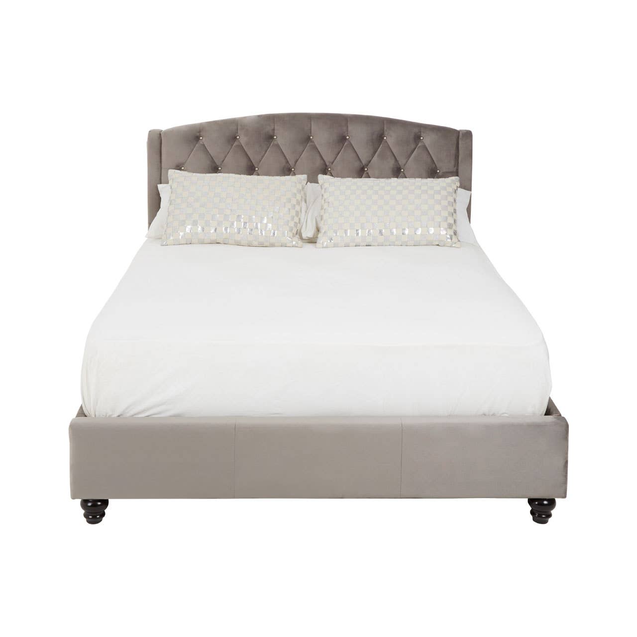 Interiors by Premier – wholesale Bed – Josephine Steel Shade Double Bed