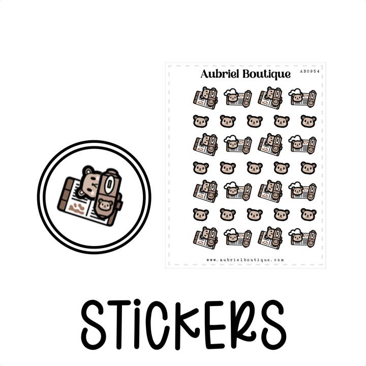 STATIONERY LOVER, planner stickers — AB0954 for wholesale by AubrielBoutique