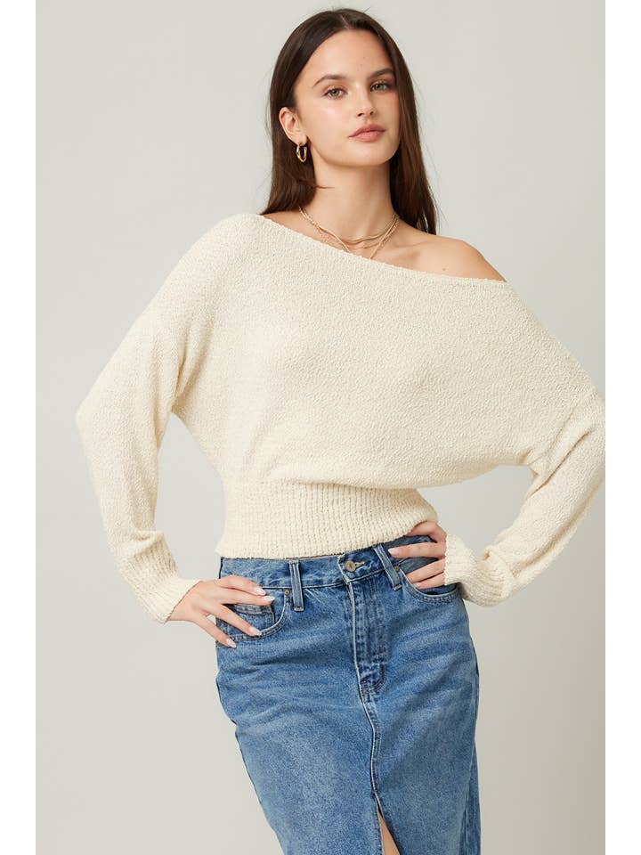 ILLA ILLA - Wholesale Knit Sweater - Women's - Knit Off Shoulder Sweater8