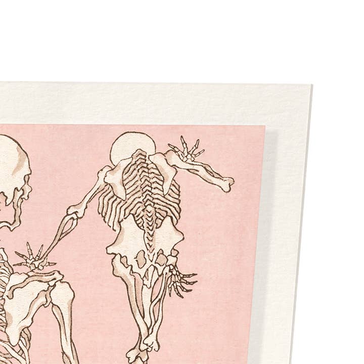 Ezen Trade - Wholesale Art Print - STUDY OF SKELETONS BACK (1881): Japanese Art Print